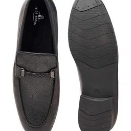 NICO NERINI Men Textured Loafers image 2