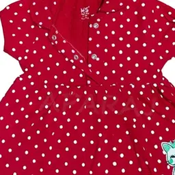 PARYAG Polka Dot Print Dress image 3