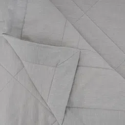 MASPAR Cotsmere Emmie Grey 110 GSM Cotton Double Bed Quilts-image-16