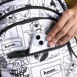 Puma Unisex Super Graphic Printed Backpack image 3