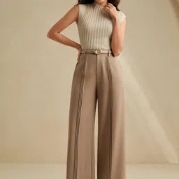 StyleCast x Revolte Women Easy Wash Trousers-picture-11