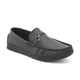 HERE&NOW Men Solid Antibacterial Horsebit Loafers-picture-22