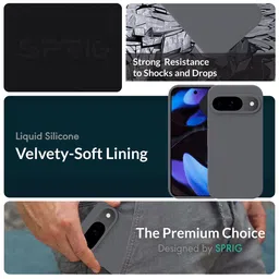 SPRIG Shock Proof Liquid Silicone Google Pixel 9 Back Case image 2