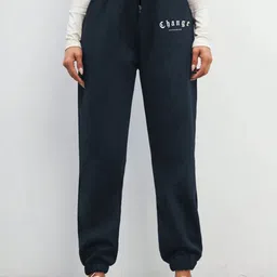 TABADTOD Women Printed Relaxed Loose Fit Joggers Trousers image 1