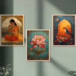 walllane Traditional Wall Art With Frame Home Decor Wall Painting For Living Room Office Bedroom-picture-28