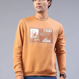 V-Mart Men Printed Sweatshirt image 3