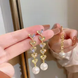 FashionAmora Women Gold Earrings-picture-18