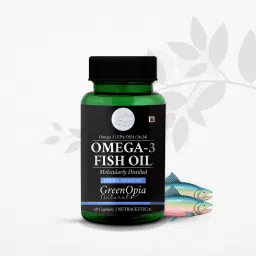 GreenOpia Fish Oil Double Strength – 1000mg Omega-3 Per 60 Liquid Filled Capsules-image-75