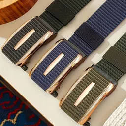 Infispace Men Woven Design Formal Belt image 2