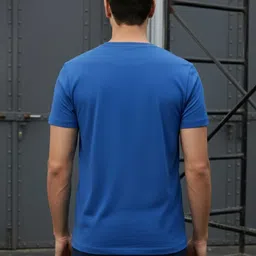 Moda Rapido Typography Printed Round Neck Short Sleeves Cotton T-shirt image 2