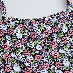 Hopscotch Kids Girls 2 Pc Floral Printed T-shirt-picture-37
