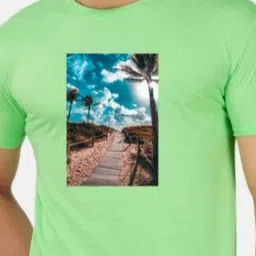 GLOBAL NOMAD Men 2 Printed Bio Finish Applique T-shirt image 2