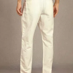 Louis Philippe Jeans Men Slim Fit Flat-Front Trousers image 4