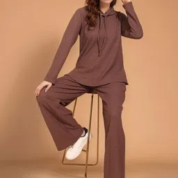 DressBerry Self Design Top With Trousers Co-Ords-image-27