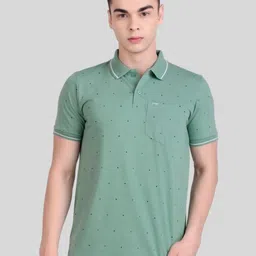 FLYIND VOGUE OUTFIT Men Relaxed Fit Printed Polo Collar T-shirt image 1