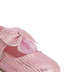 Minesole Girls PU Slip-On Ballerinas With Bows image 4