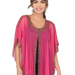 JEDCO Women Embroidered Shrug image 5