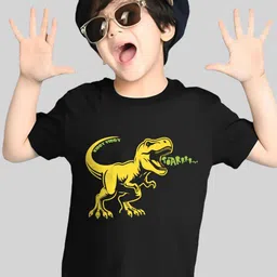 Kiddy Viddy Boys Graphic Printed Round Neck T-shirt-picture-18