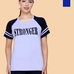 White Moon Women Typography 2 Pockets T-shirt-image-69