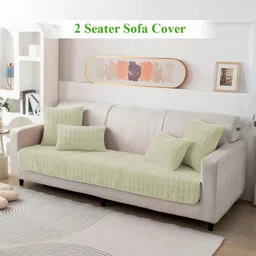 HOKIPO Green Other 2 Piece Sofa Cover-picture-41