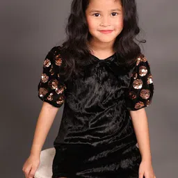 YK Floral Puff Sleeve A-Line Dress-picture-51