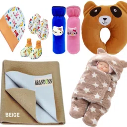 brandonn New Born Baby Gift Set Combo Pack for Baby Boys and Baby Girls Pack of 8 Pcs-picture-26