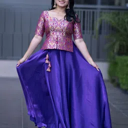 I LOVE SAREES Woven Design Ready to Wear Lehenga & Choli-picture-36