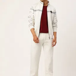 Monte Carlo Mock Collar Zip Up Jacket with Track Pants-image-1