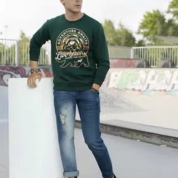 R.Code by The Roadster Life Co. Men Printed Sweatshirt-picture-35