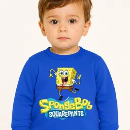 YK X Minute Mirth Infant Boys Sponge Bob Printed Sweatshirt image 3