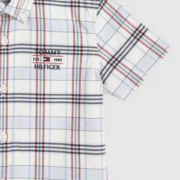 Tommy Hilfiger Boys Opaque Checked Casual Shirt image 2