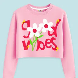 KUCHIPOO Girls Pack of 3 Round Neck Regular Fit Tshirts image 2