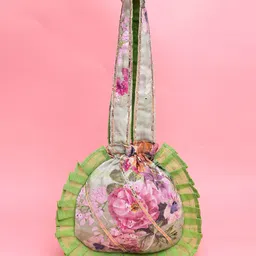 Dhrohar Embroidered Potli Clutch image 2