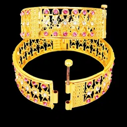Balaji Gold Gold-Plated Copper Bangle image 2