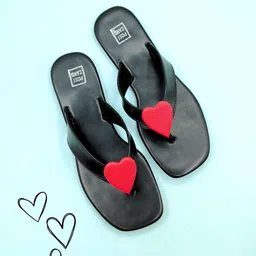 POSTCARD Women Colourblocked One Toe Flats with Bows-picture-24
