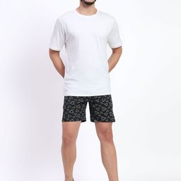 T.T. Men Printed Training or Gym Shorts image 4