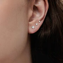 VAMA Circular Studs Earrings image 4