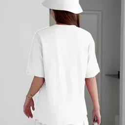 CORSICA Women Typography Printed Regular Fit T-shirt image 2