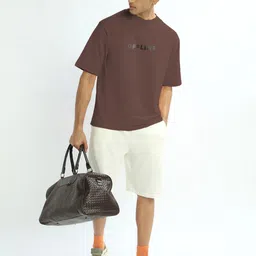 NOBERO Printed Oversized Pure Cotton Drop-Shoulder Sleeves T-shirt image 4