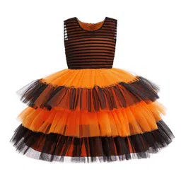 StyleCast x Revolte Colourblocked Layered Fit & Flare Dress-picture-26