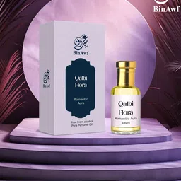BinAwf Qalbi Flora Romantic Aura Non Alcohol Attar- 6 ml image 4