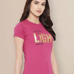 Metronaut Women Typography 2 Printed T-shirt image 3