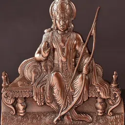 JY Copper-Toned Religious Figurine Showpiece image 1