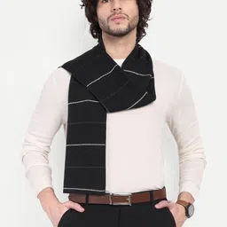 Knitkala Men Striped Merino Wool Mufflers image 2