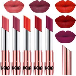 VOLO Set Of 5 Creme Matte Lipstick - 3.5g Each - 37-38-39-40-45-picture-19