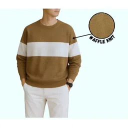 Try This Colourblocked Round Neck Regular Sleeves Cotton Regular Fit T-shirt image 3
