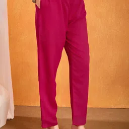 Divyadham Textiles Women Ethnic Motifs Embroidered Kurta with Trousers & Dupatta image 4