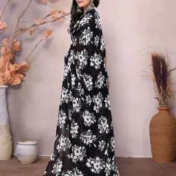 Moda Rapido Floral Printed Saree image 4