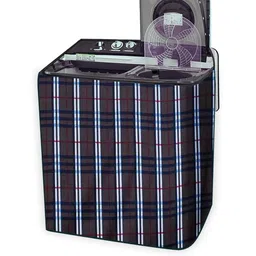 The Furnishing Tree Polyester Waterproof Semi Automatic Washing Machine Cover Compatible for Godrej image 3