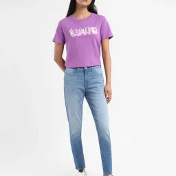 levi's Women's 710 Blue Skinny Fit Mid Rise Jeans image 1